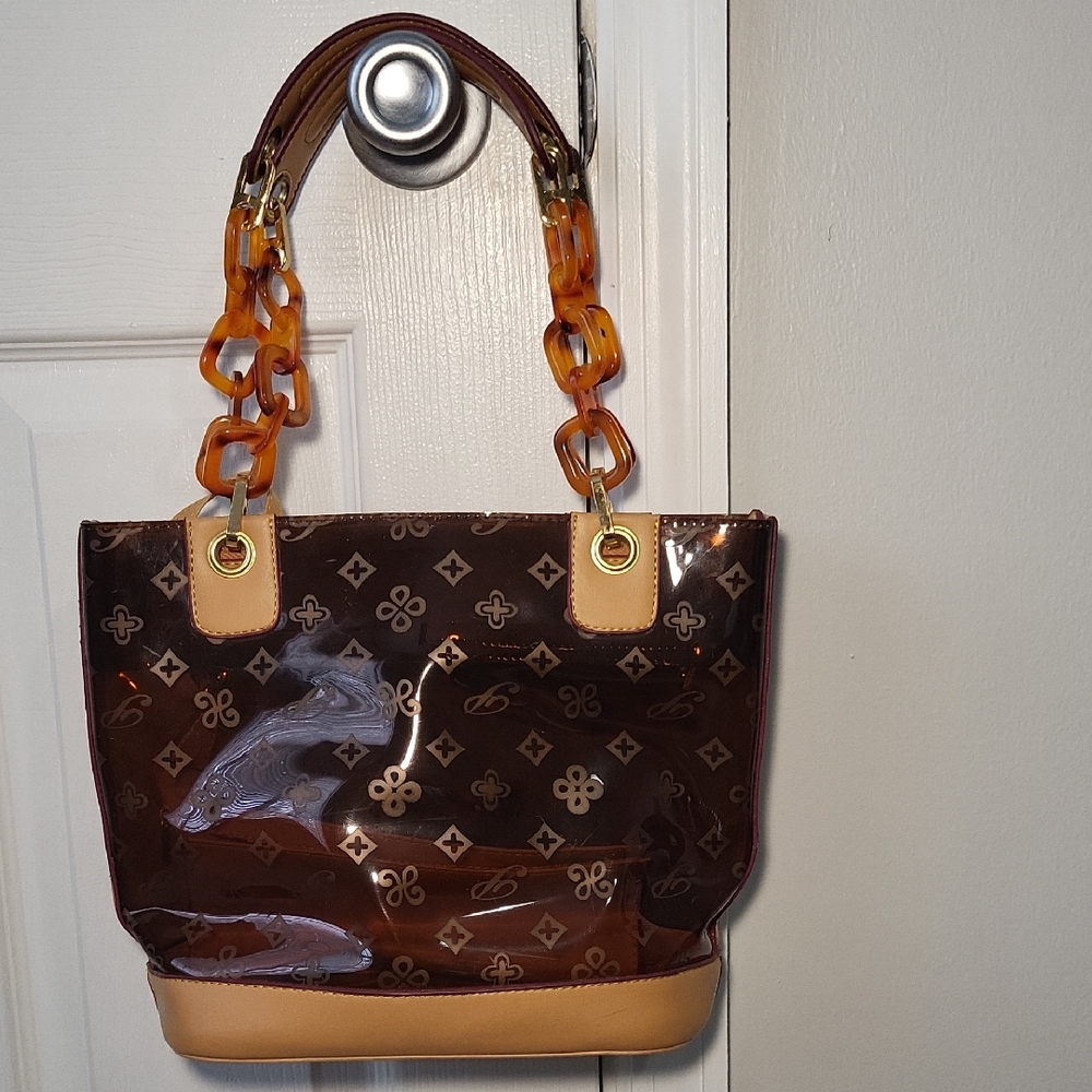 Stylish Brown Designer Tote Bag